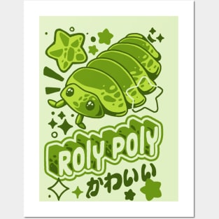 Roly Poly, cute isopod bug Posters and Art